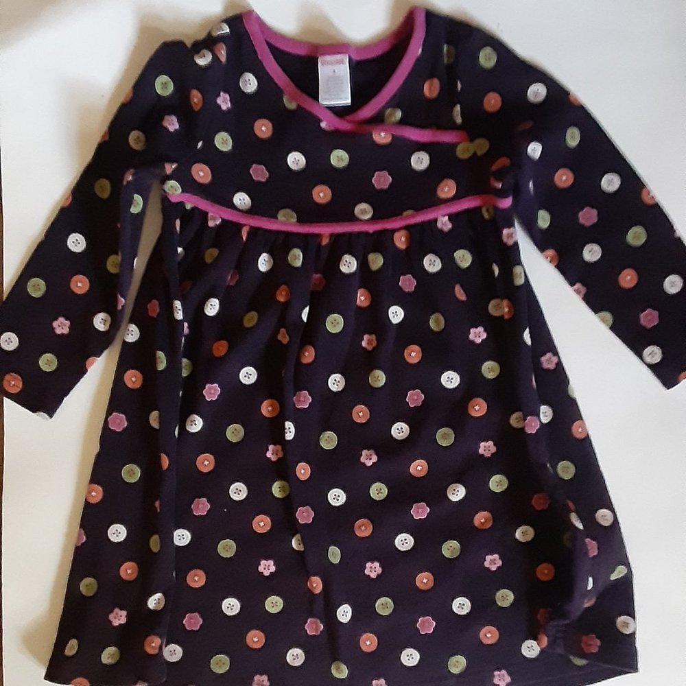 Toddler Girl Sz 4 Gymboree 100% Cotton Dress